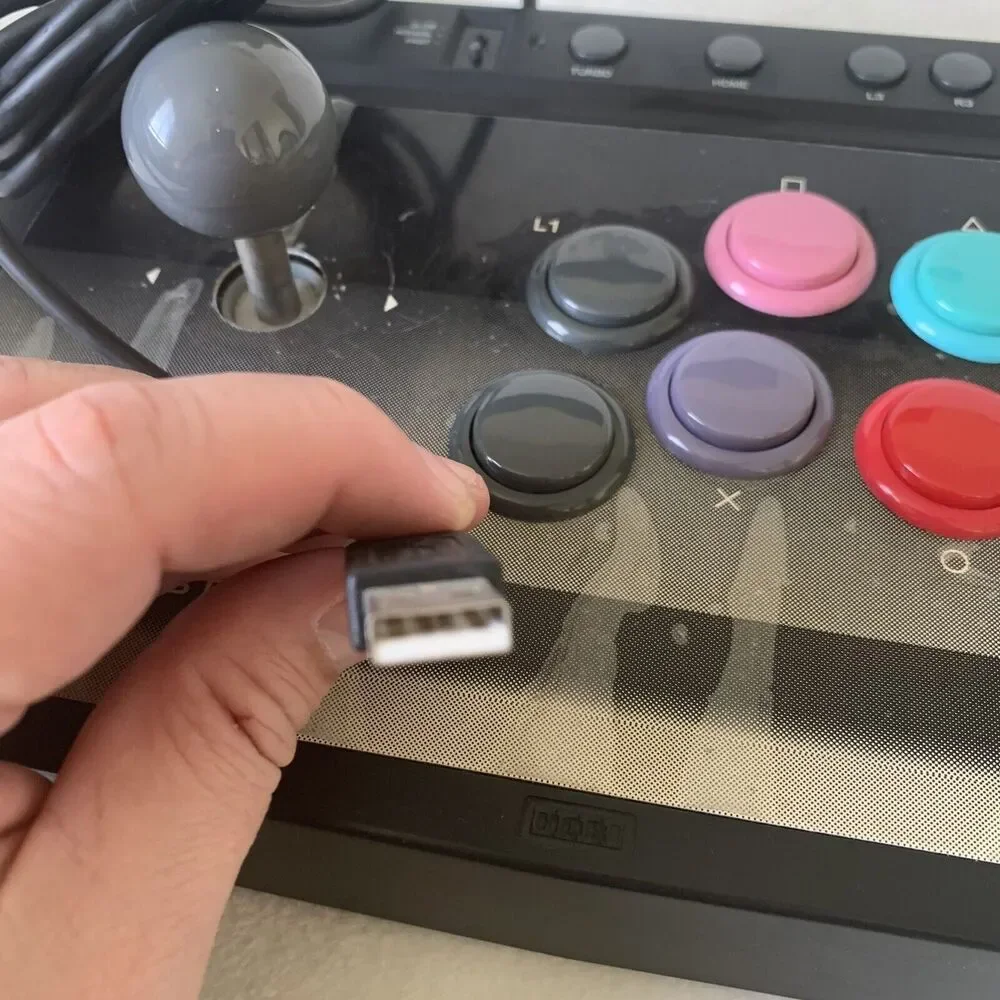 PlayStation 3 Ps3 Hori FIGHTING STICK 3‎ FS3 USB Wired Arcade Joystick